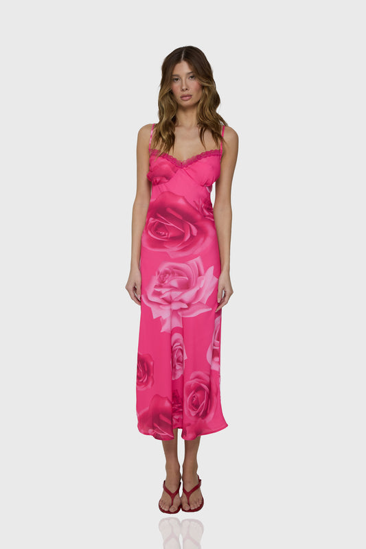 THE AVANI DRESS IN PINK ROSE