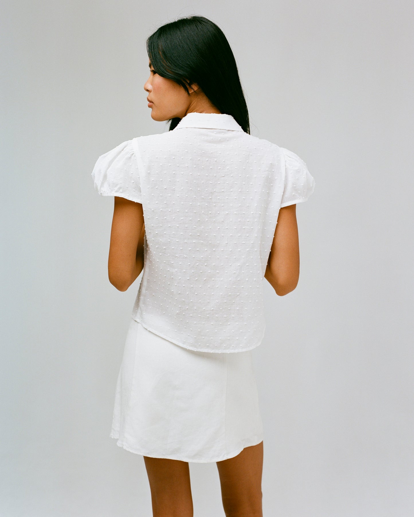 THE GRACIE SKIRT IN WHITE