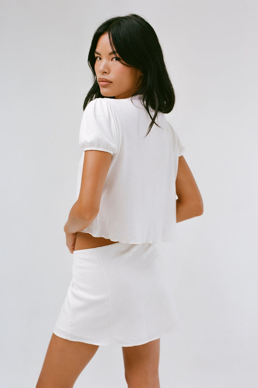 THE BONI SWEATER IN WHITE