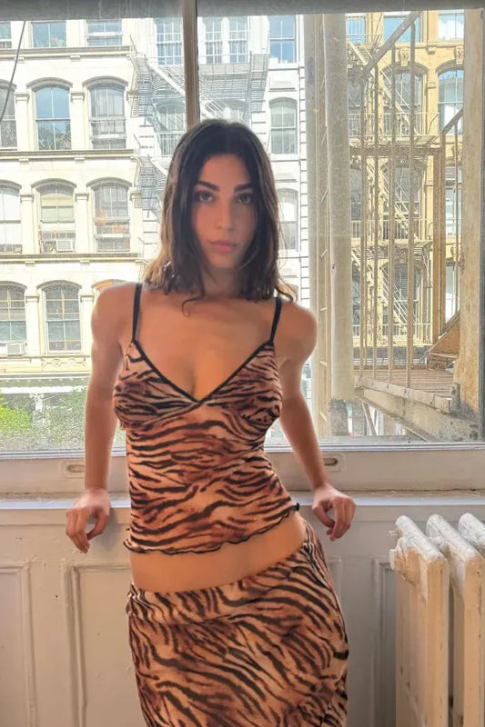 THE GIGI TOP IN TIGER