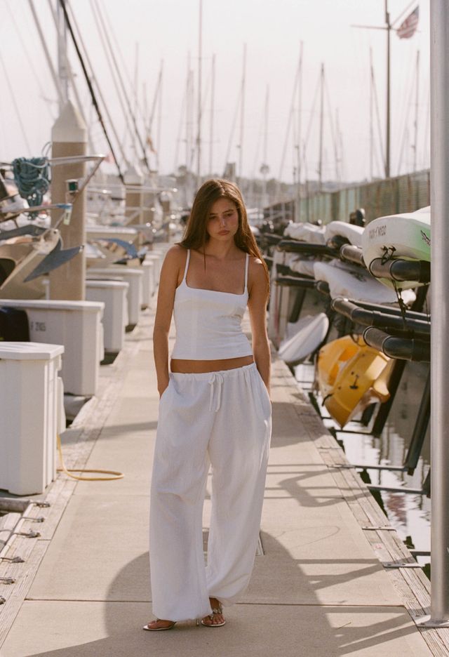 THE BRIDGET PANT IN WHITE
