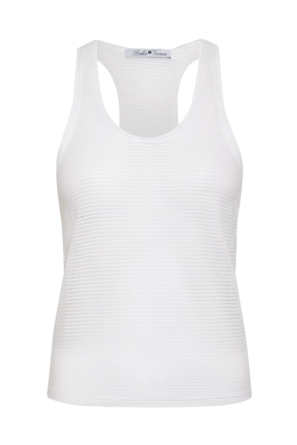 the teddy tank in white