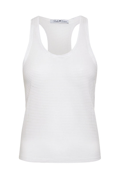 the teddy tank in white