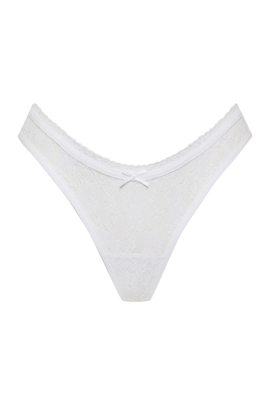 the delilah thong in white