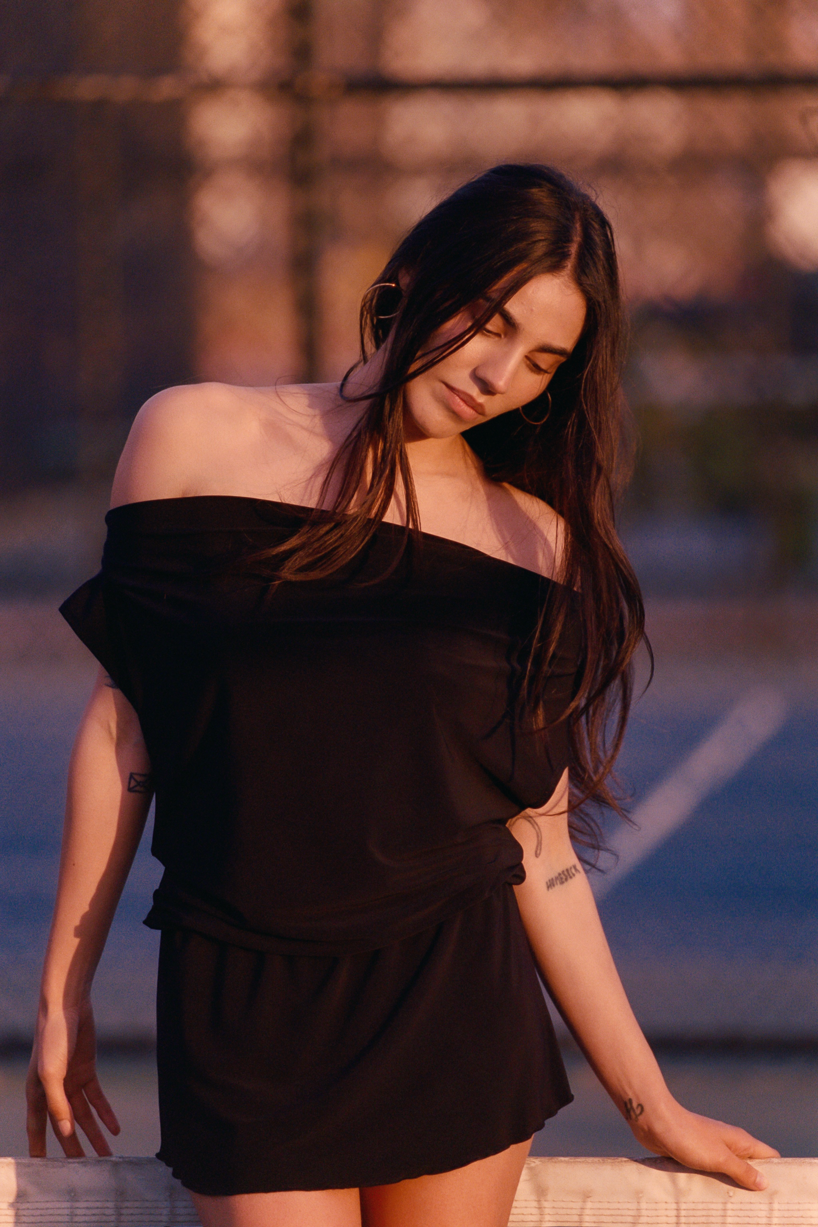 THE MAYA DRESS IN BLACK