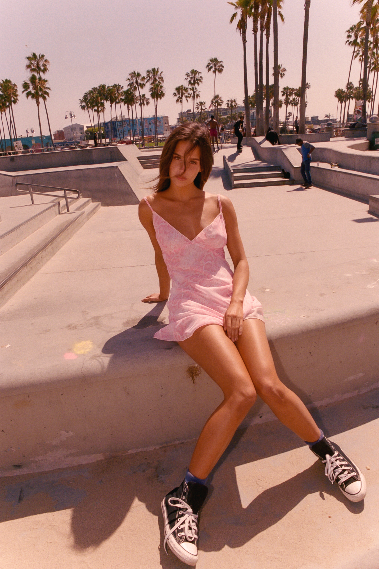 THE BUTTERFLY DRESS IN SNAKE