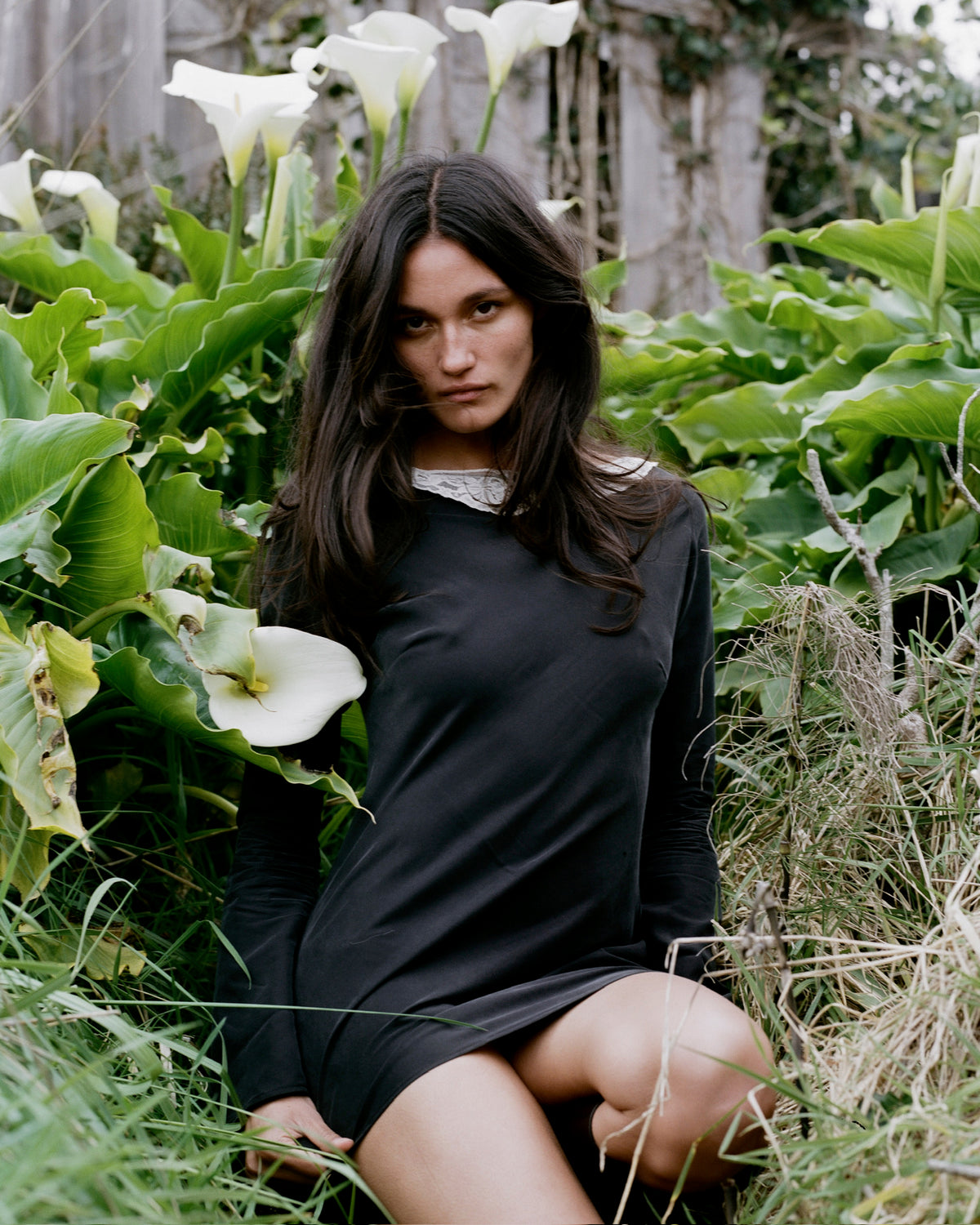The Mila Dress in Charcoal