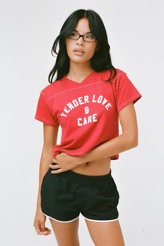 THE TLC TEE IN RED
