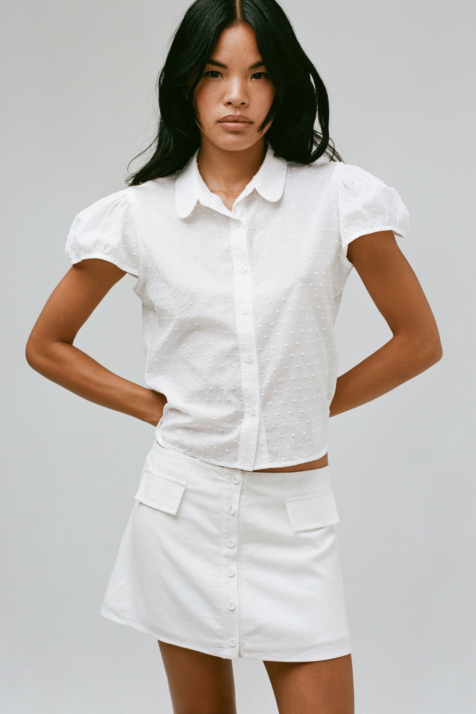 THE GRACIE SKIRT IN WHITE