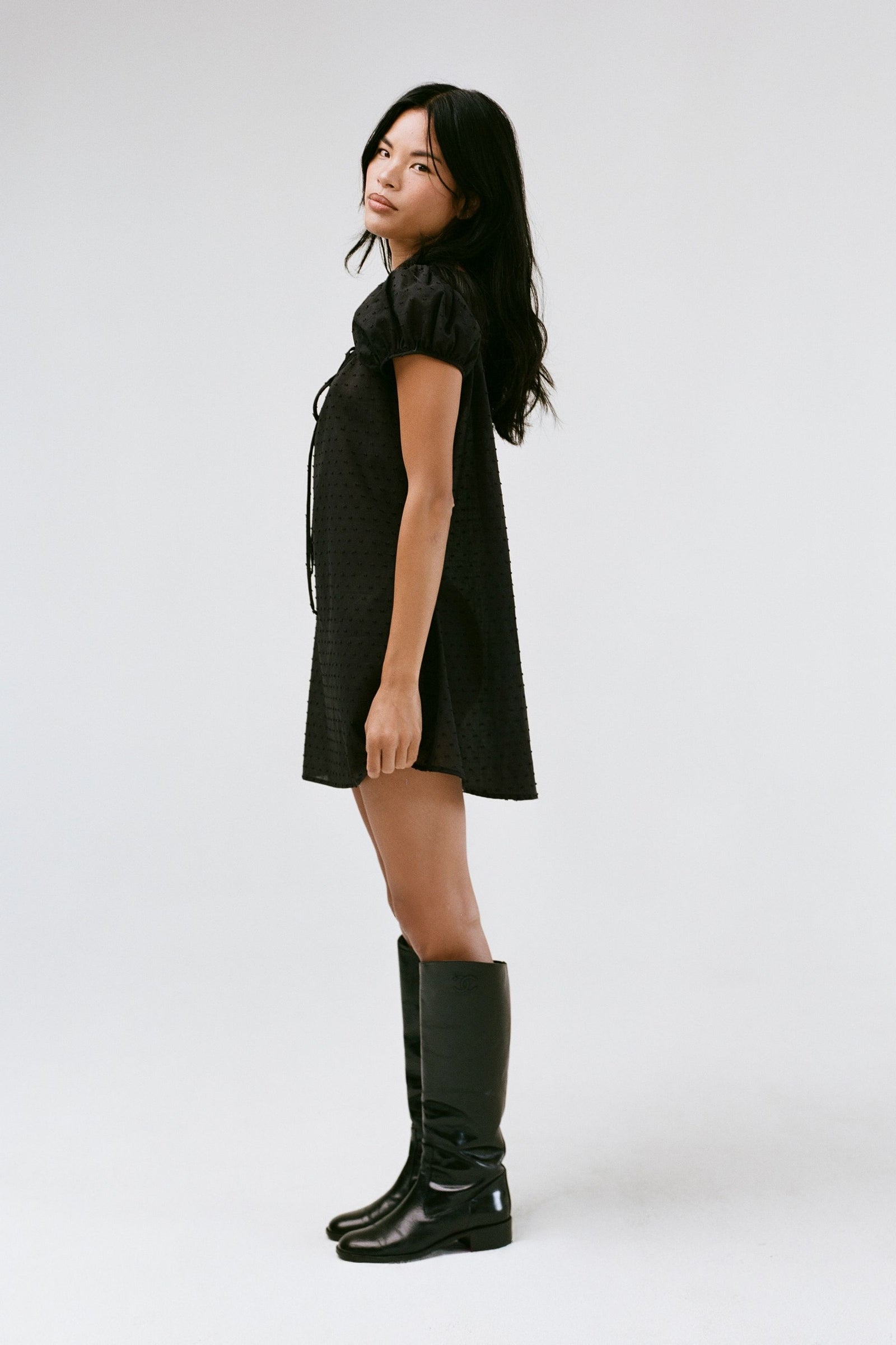 THE MARGARET DRESS IN BLACK