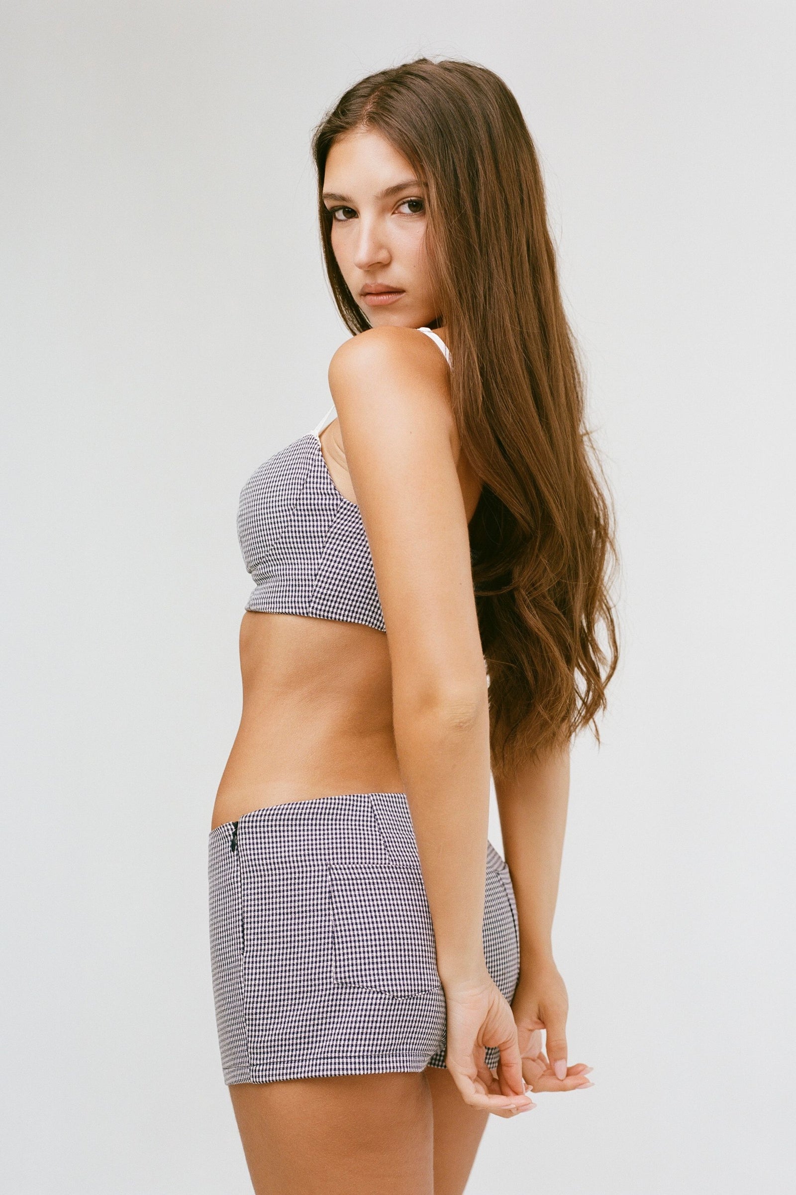 THE CHRISTINA TOP IN GINGHAM