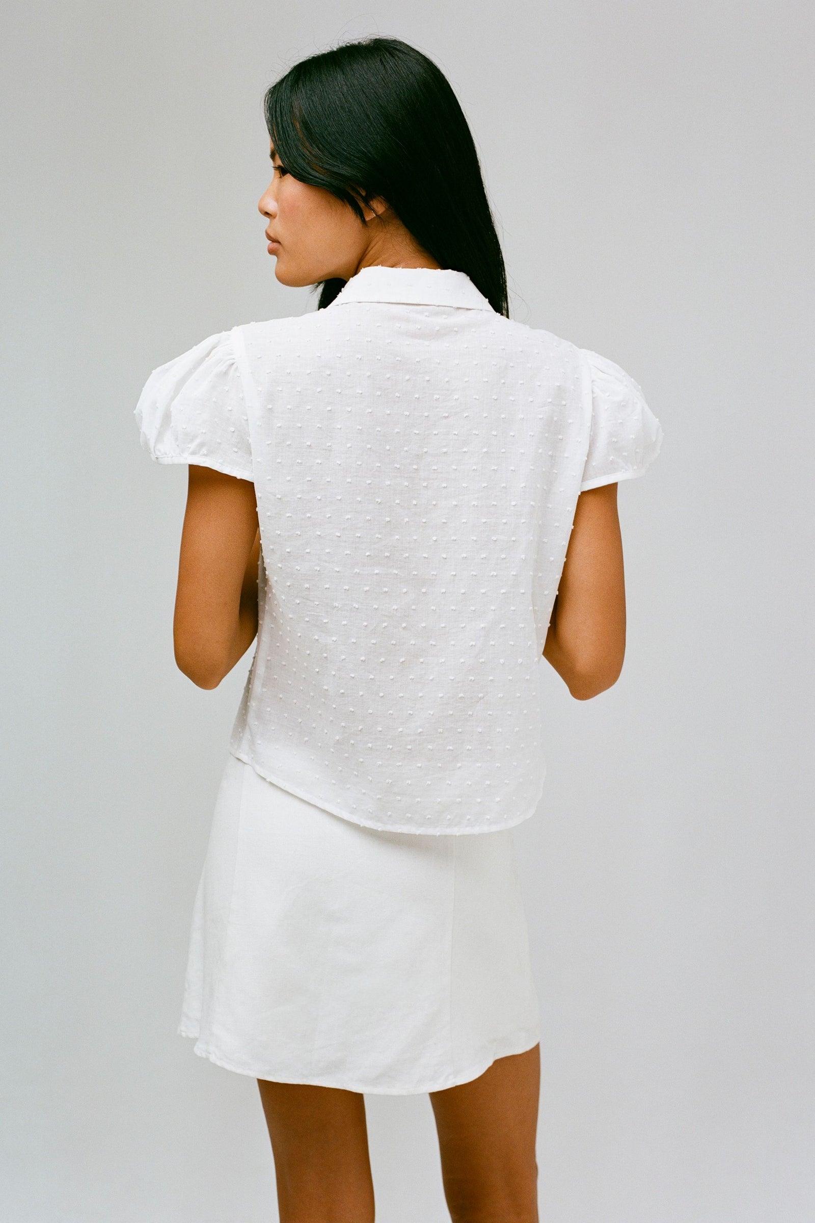 THE GRACIE SKIRT IN WHITE
