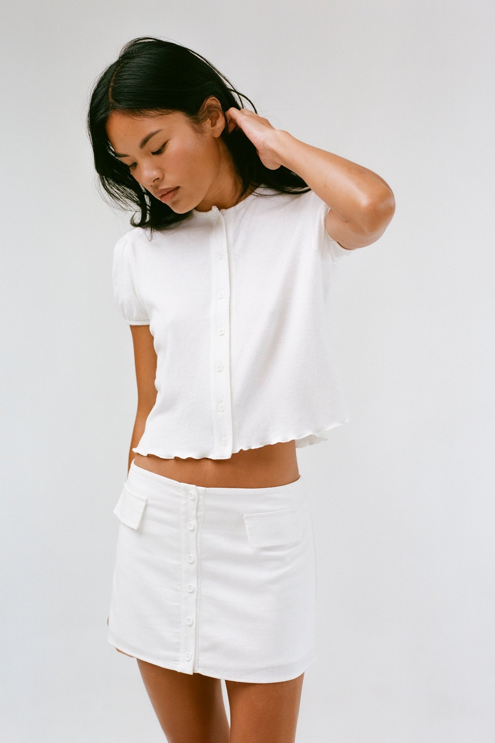 THE BONI SWEATER IN WHITE