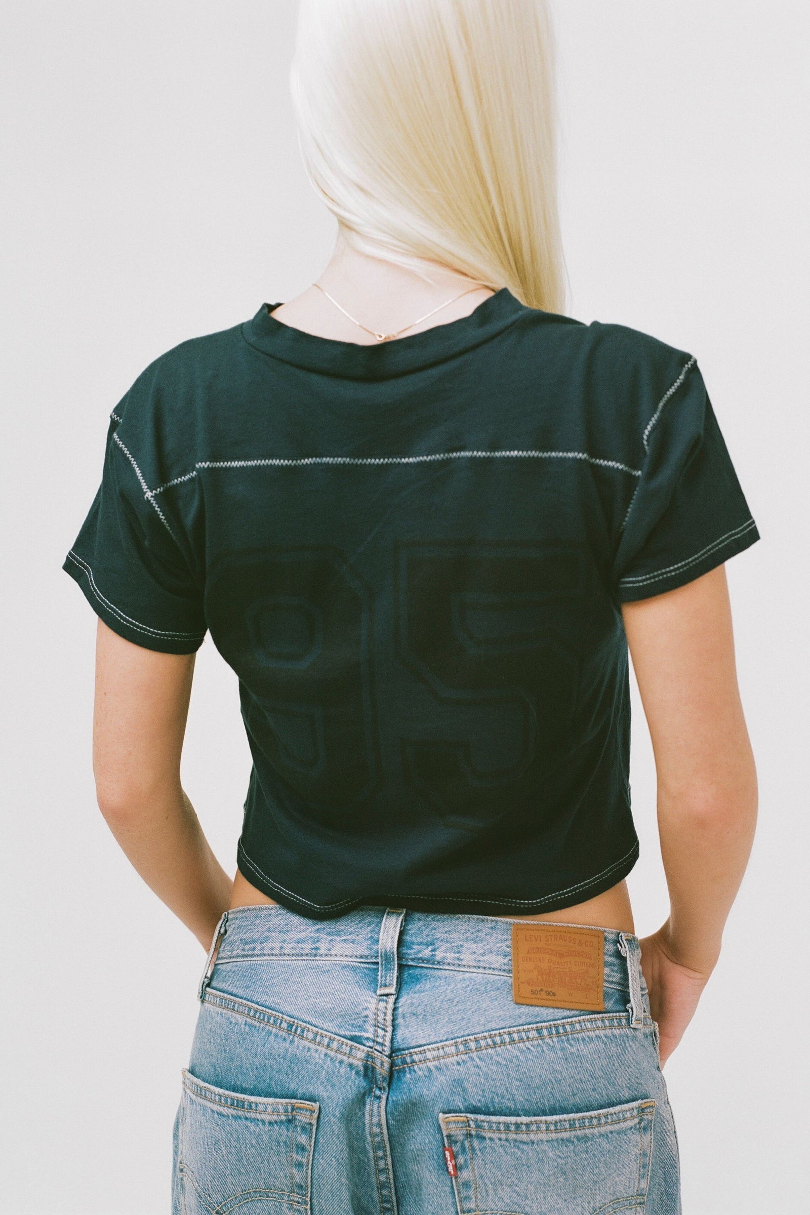 THE TLC TEE IN NAVY