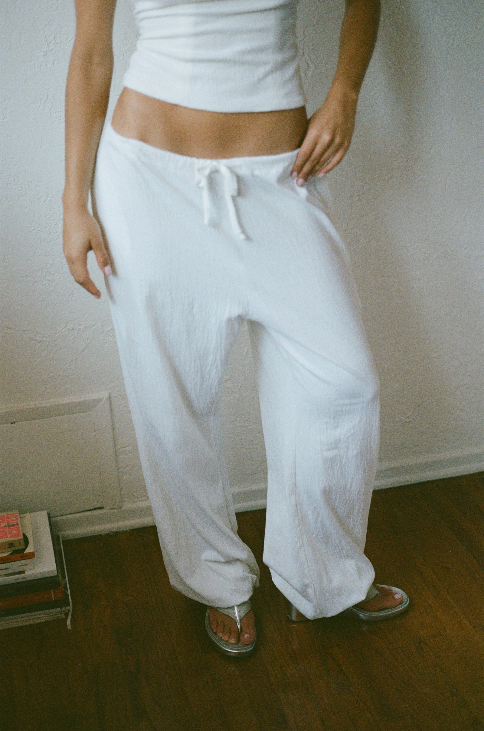 THE BRIDGET PANT IN WHITE