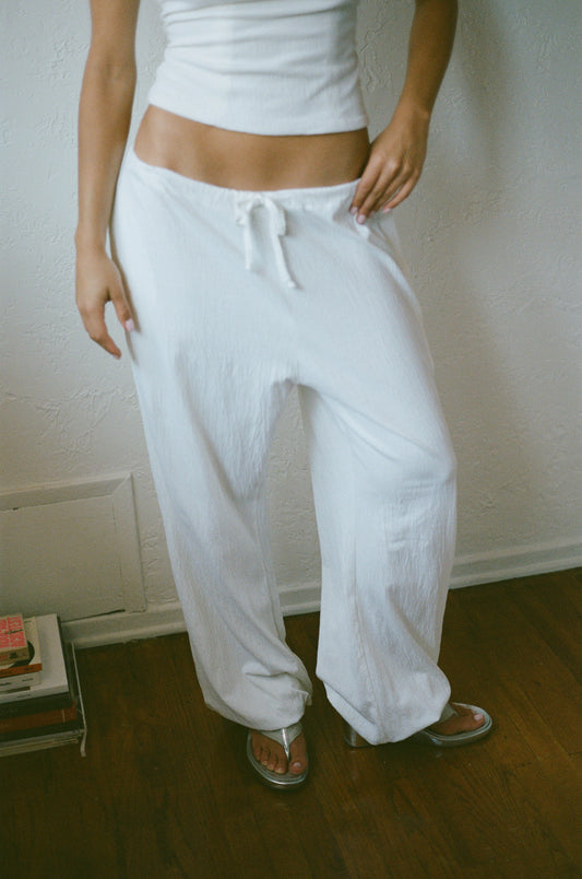 THE BRIDGET PANT IN WHITE