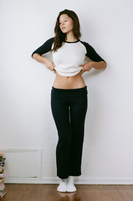 THE NAVY RIB PANT