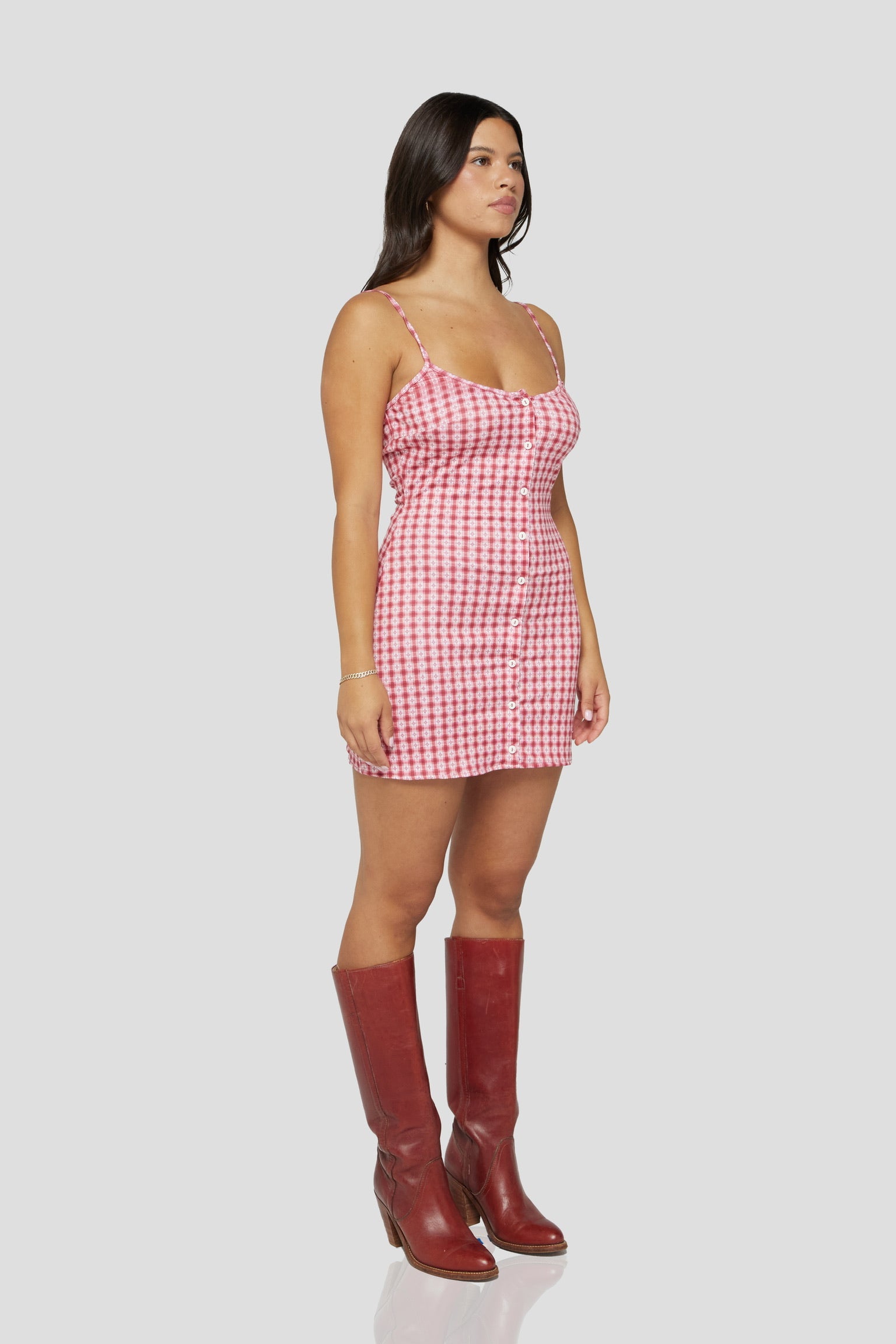 THE PAMELA DRESS IN RED