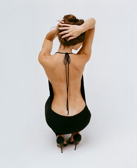 THE SOLEIL MAXI DRESS IN BLACK