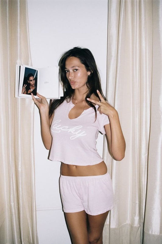 THE LUCKY TOP IN PINK