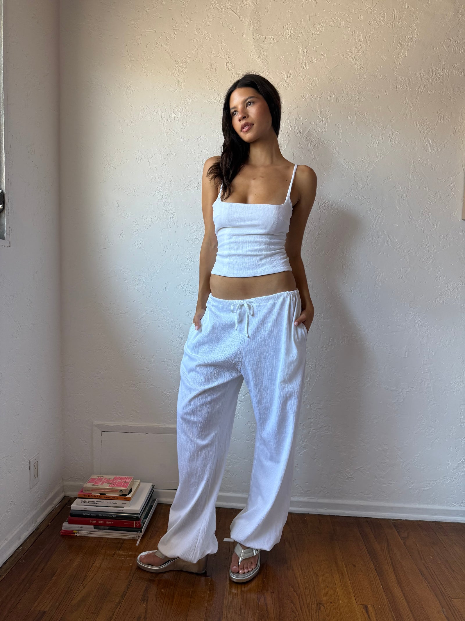 THE BRIDGET PANT IN WHITE