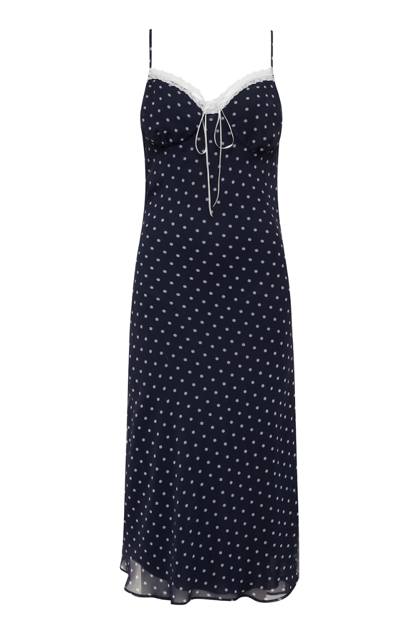 Avani Dress in Navy