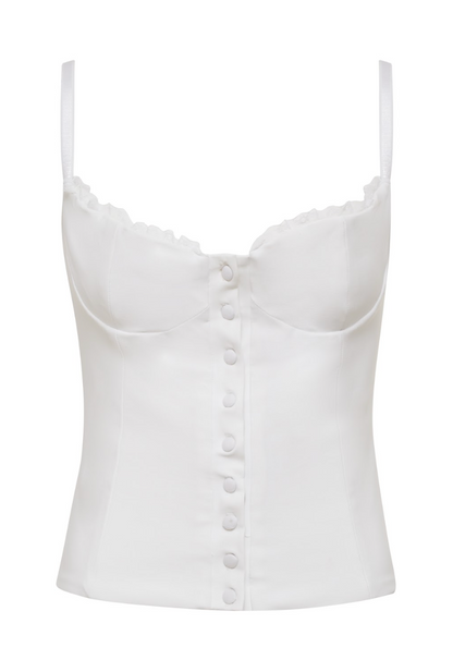 Caroline Corset in White