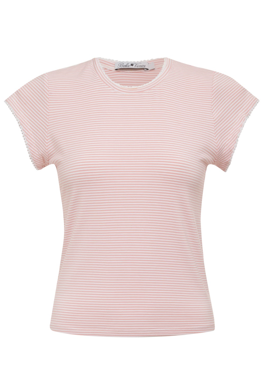 Harper Baby Tee in Pink