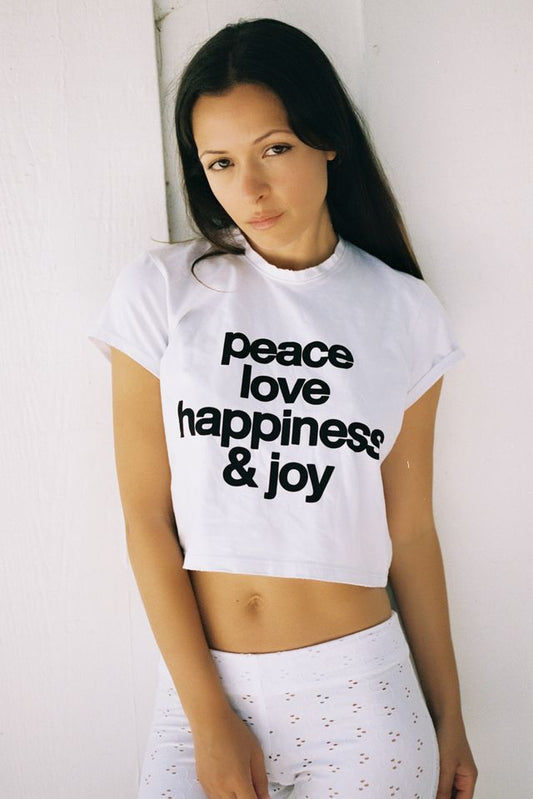 THE HAPPINESS TEE IN VINTAGE CROP