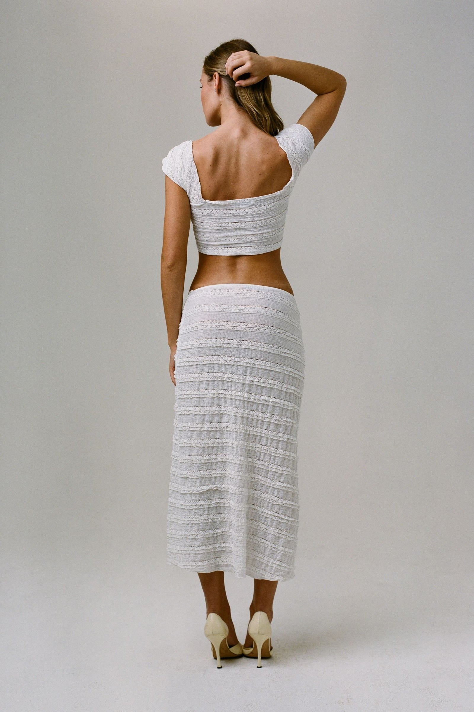 THE JENNI SKIRT IN WHITE