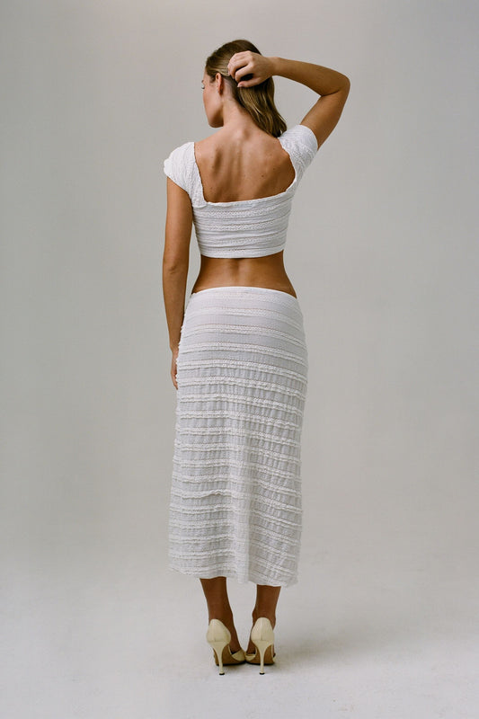 THE JENNI SKIRT IN WHITE